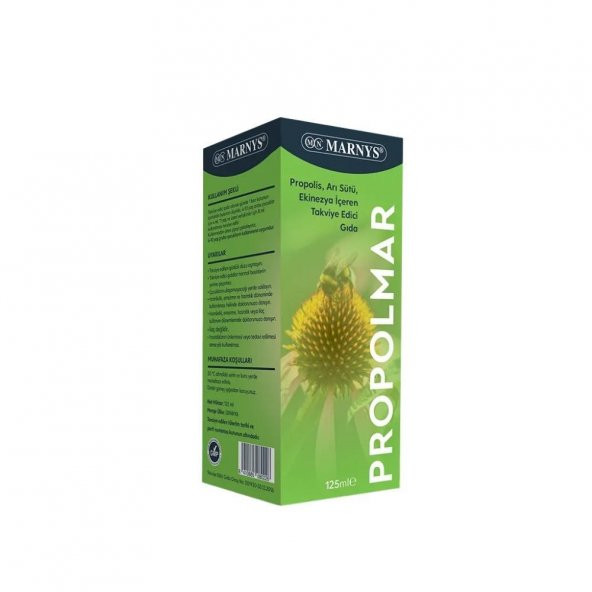 Propolmar Propolis, Arı Sütü, Ekinezya İçeren Takviye Edici Gıda 125ml