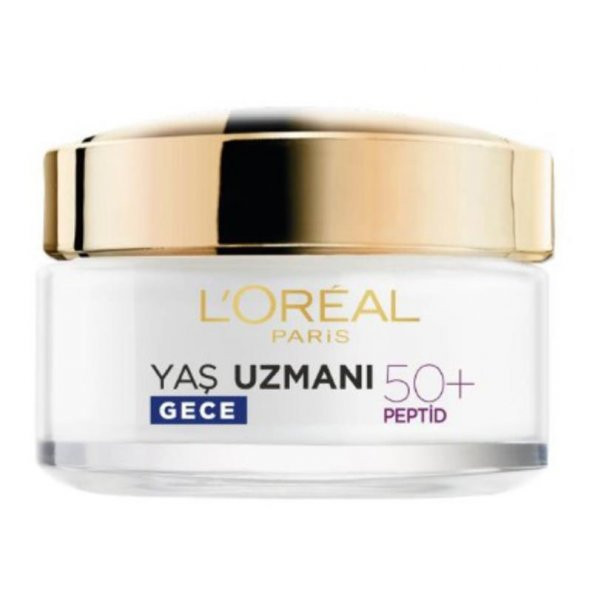 LOreal Paris Loréal Paris Yaş Uzmanı 50+ Kırışıklık Karşıtı Yenileyici Gece Kremi 50ml