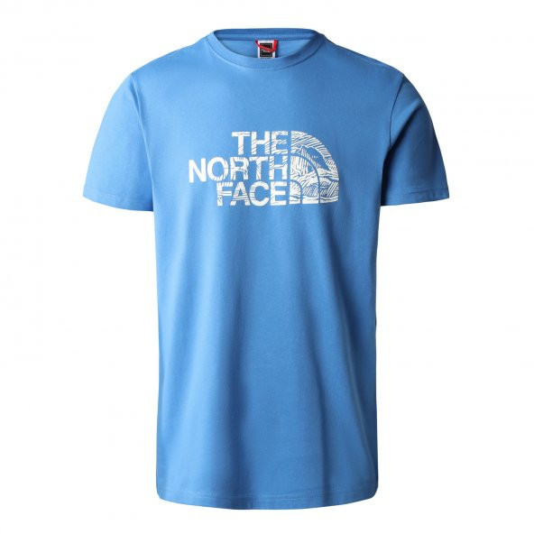 The North Face M S/S WOODCUT DOME TEE-EU Erkek T-Shirt NF0A827HLV61