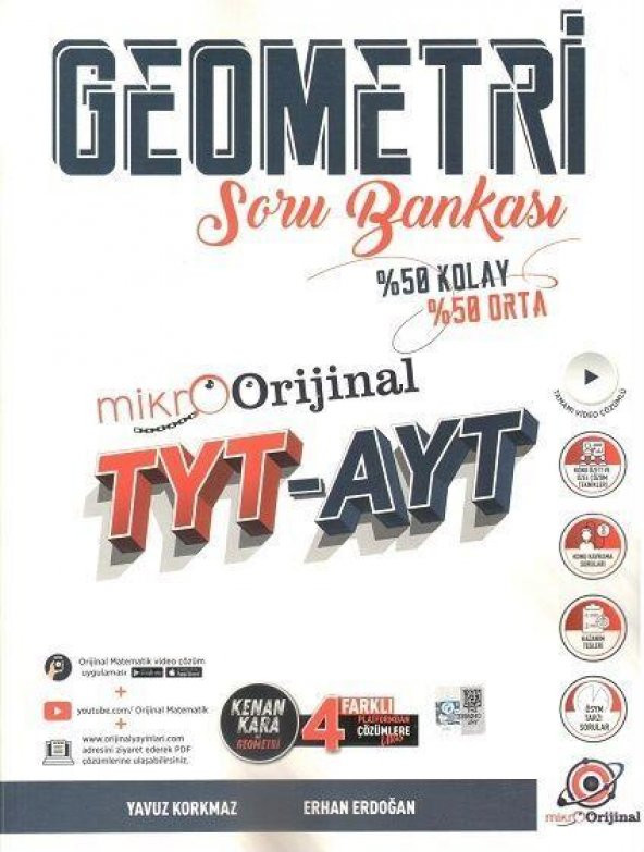 TYT AYT Geometri Mikro Soru Bankası Orijinal Yayınları