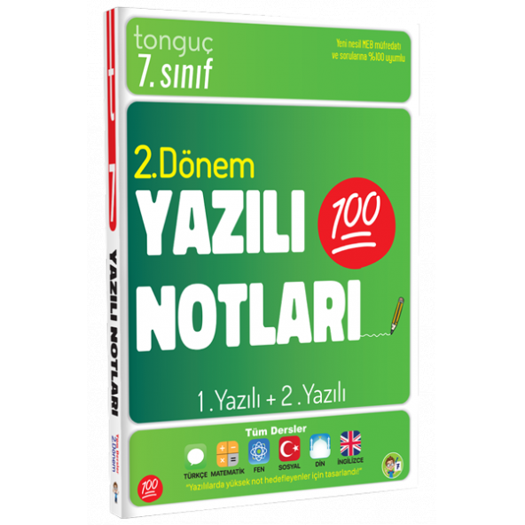 7. SINIF YAZILI NOTLARI 2. DÖNEM 1 VE 2. YAZILI TONGUÇ AKADEMİ