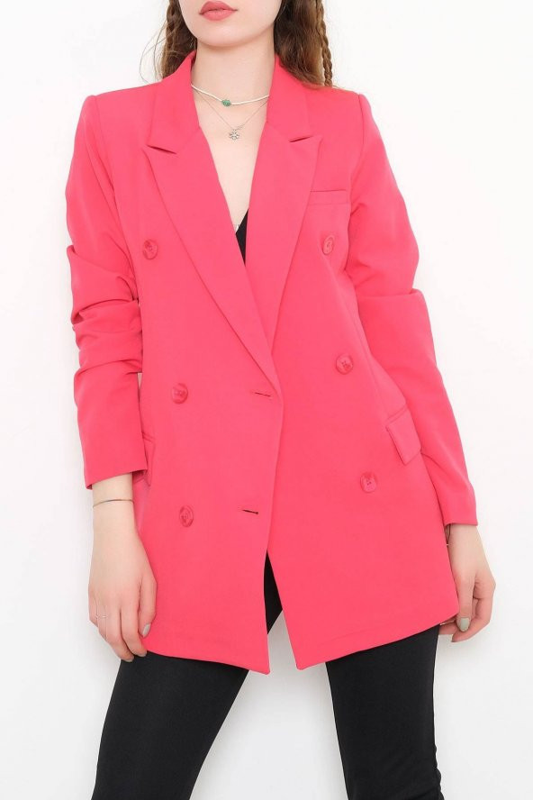 Blazer Ceket Fuşya - 9308.1174.