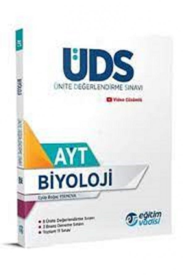 AYT Biyoloji ÜDS Ünite Değerlendirme Sınavı Eğitim Vadisi Yayınları