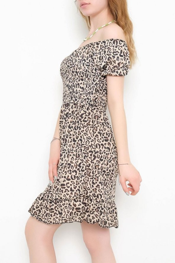 Gipeli Elbise Leopar - 889.1287. - 4