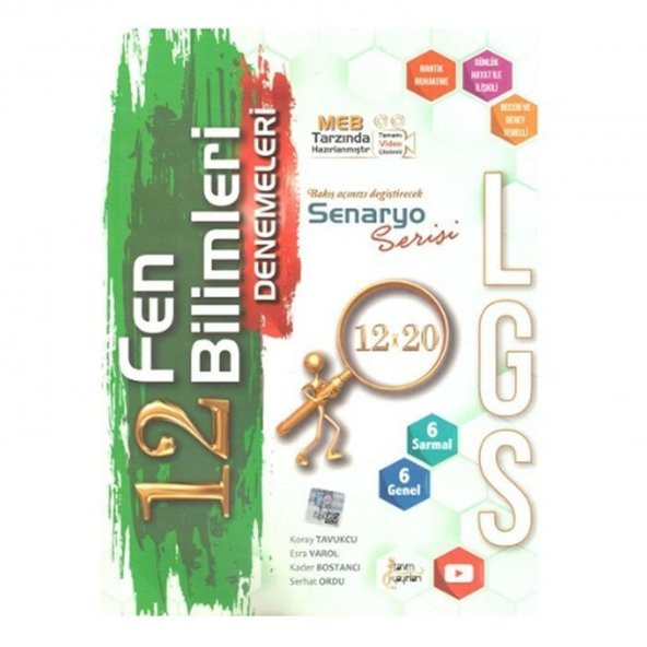 Tanım 8. Sınıf LGS Fen Bilimleri Senaryo 12x20 Deneme Video Çözümlü - 2