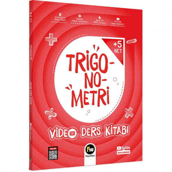 F10 Yayınları YKS AYT Trigonometri Video Ders Kitabı - 2