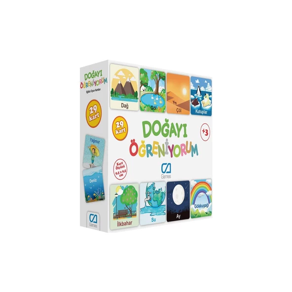 CA Games Doğayı Öğreniyorum - Eğitici Oyun Kartları