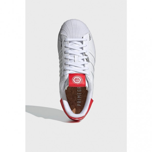 Adidas Superstar Kırmızı Primeen - 4