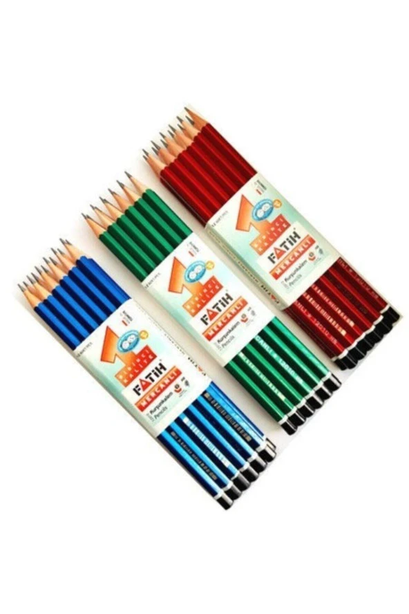 Fatih Kurşun Kalem Mercanlı Kurşun Kalem (144 Lü Paket) - 2