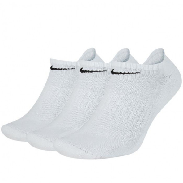 Nike Everyday Cushioned Beyaz 3Lü Çorap SX7673-100