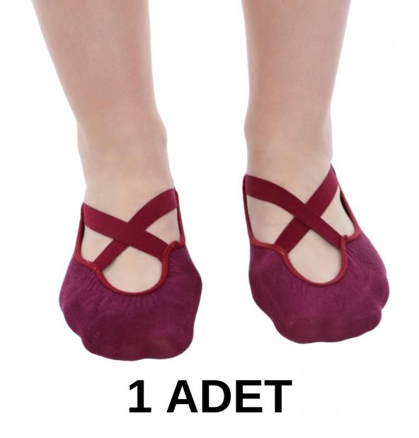 Kadın Kaydırmaz Silikon Tabanlı Yoga Plates ve Spor Çorabı - 3