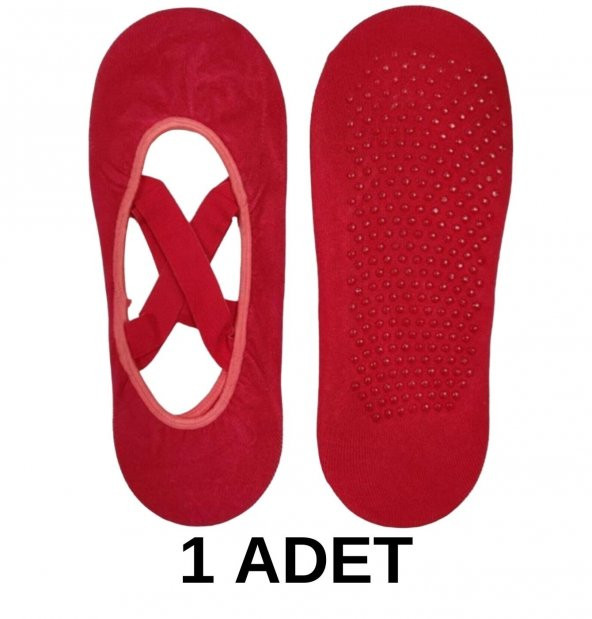 Kadın Kaydırmaz Silikon Tabanlı Yoga Plates ve Spor Çorabı - 8