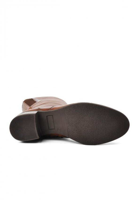 Voyager Taba İçi Polarlı Hakiki Deri Kadın Çizme - 5