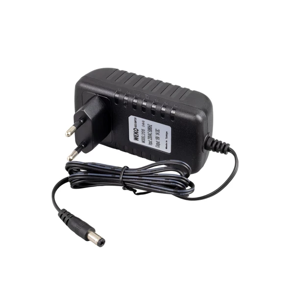 WEKO 18 VOLT - 1 AMPER 5.5*2.5 UÇLU YERLİ ÜRETİM PRİZ TİPİ ADAPTÖR - 3