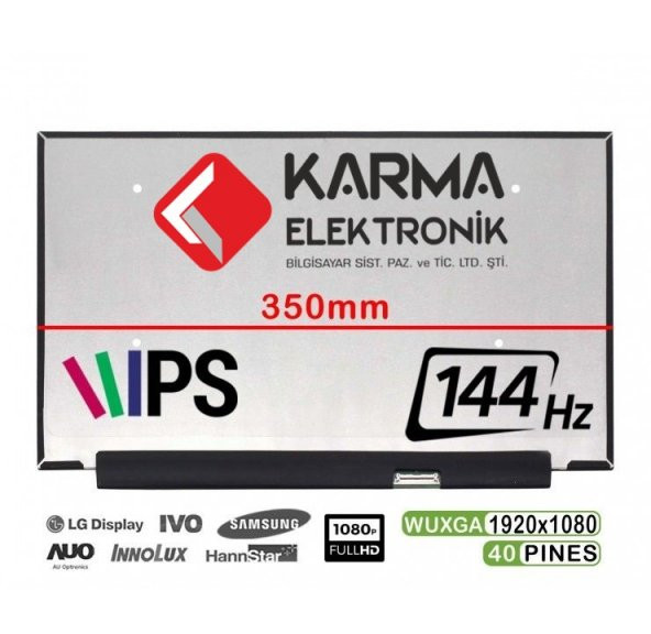 Hp Pavilion Gaming 15-DK0017nt 8UF06EA Lcd Ekran, Panel 40pin - 3