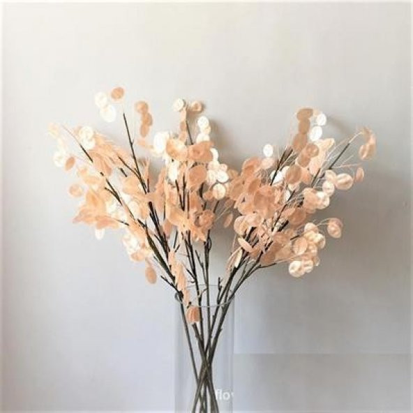 100 cm Dekoratif Dallı Sedef Ağacı Çiçeği Yapay Sahte Süs Bitkisi