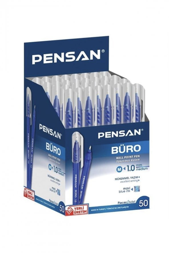 Büro Tükenmez Kalem Mavi 1.0 mm 2270 - 50’li - 1