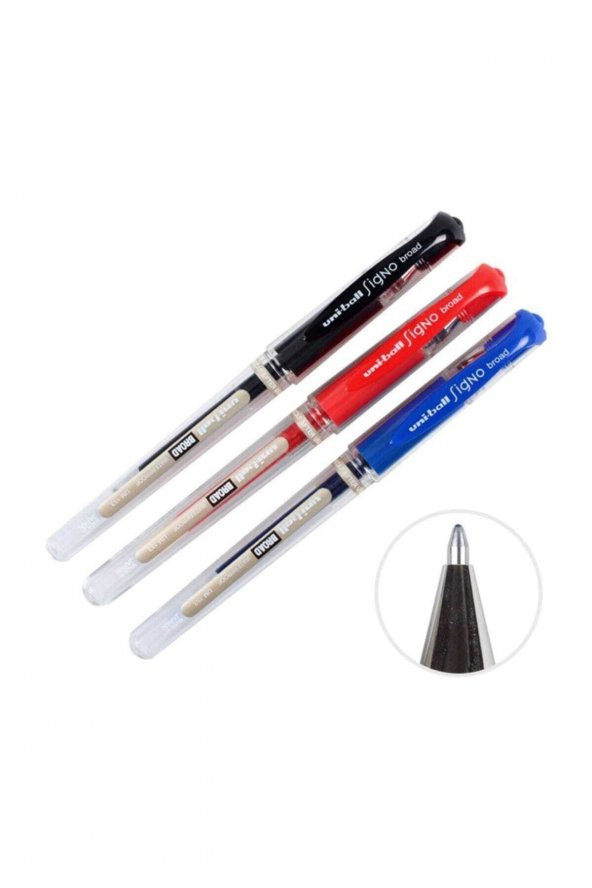 Um-153 Signo Broad Imza Kalemi Karışık Renk 3lü Paket - 1
