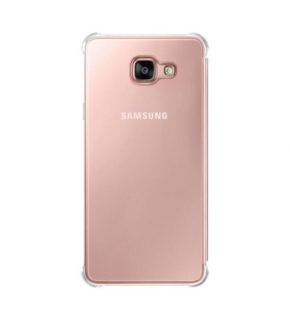 Samsung A510F Galaxy A5 (2016) Orjinal Clear View Cover Rose Gold EF-ZA510CZEGWW