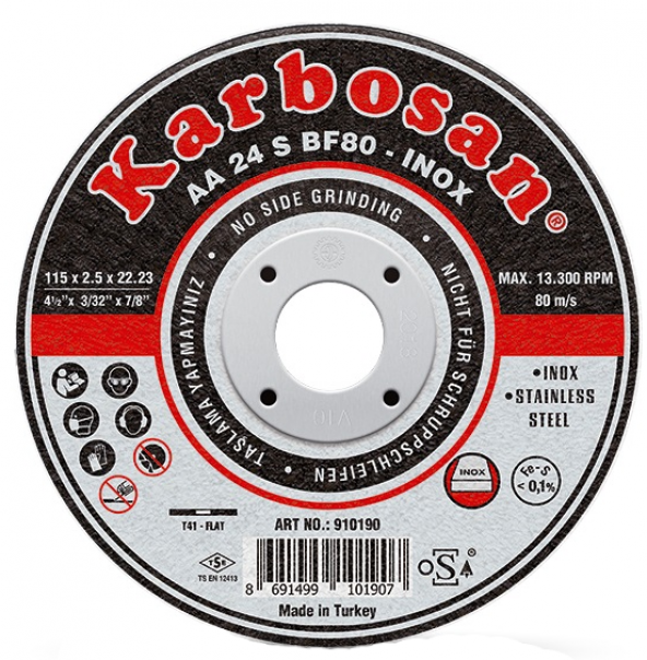 Inox Kesme Diski (Karbosan 115x1.0x22.23)