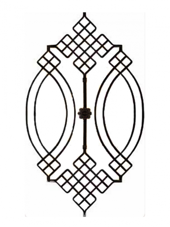 Dekoratif Amaçlı Balkon / Kapı / Merdiven Korkuluk-Küpeşte Modeli - 1
