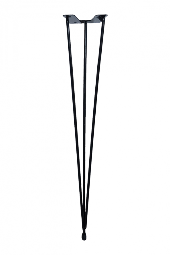 Firkete Tel Sehpa Ayağı (4lü Paket - 50 cm - Siyah Renkli) - 2