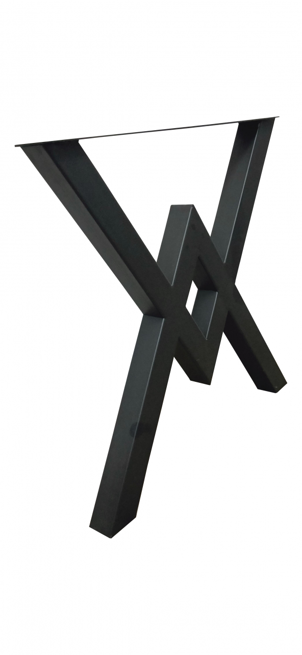 Dekoratif Metal Masa Ayağı / Masif Ağaç Masa Ayağı / Yemek Masası Ayağı - (1 Adet) ürün görseli