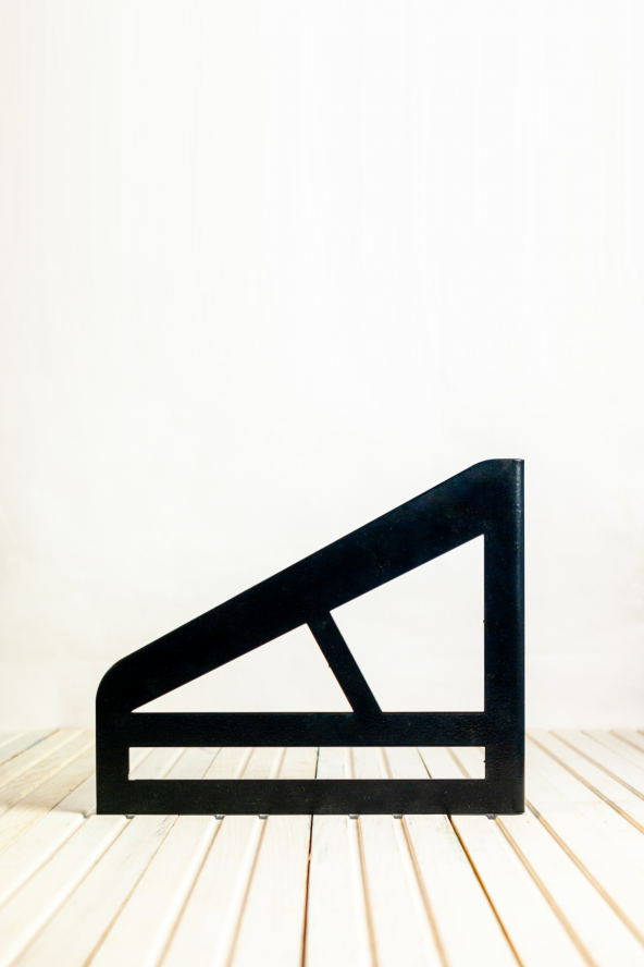 Raf Ayağı Seti (Siyah Renkli, 2 Adet Raf Ayağı + Dubel + Vida) ürün görseli