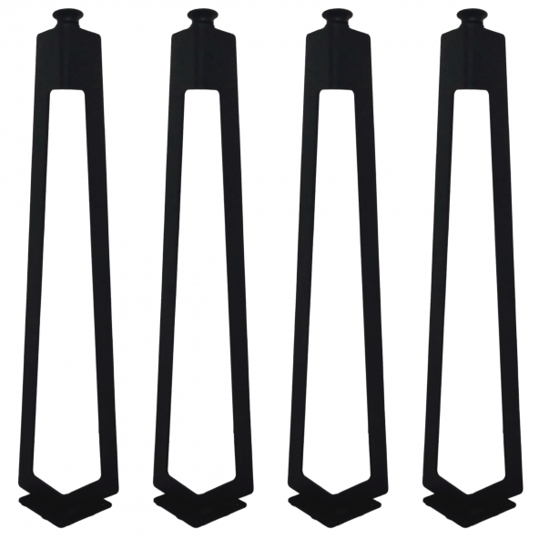 4lü Dekoratif Metal Firkete Sehpa Ayağı (52 cm Yükseklik) ürün görseli