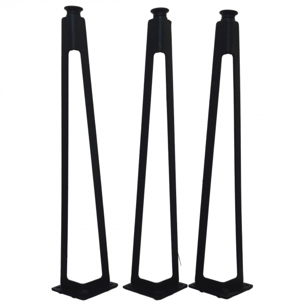 3lü Dekoratif Metal Firkete Sehpa Ayağı (44 cm Yükseklik) ürün görseli