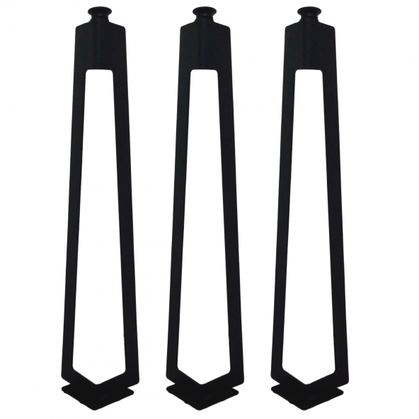 3lü Dekoratif Metal Firkete Sehpa Ayağı (52 cm Yükseklik) ürün görseli