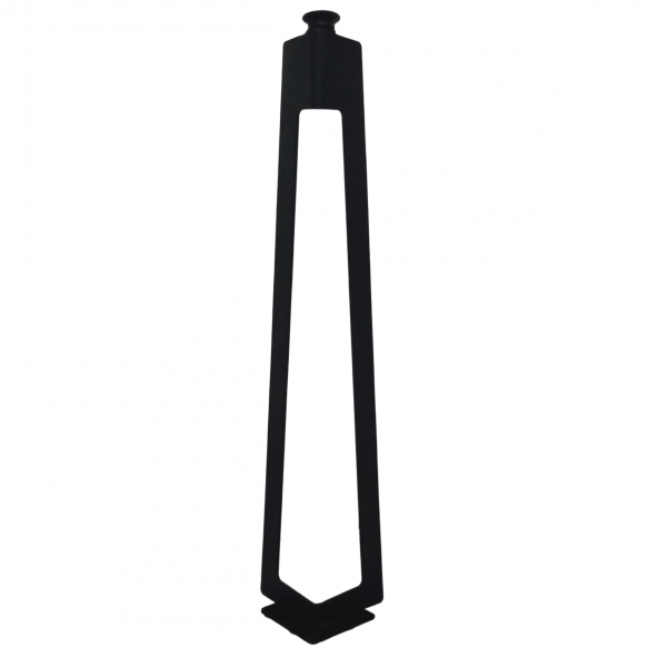 Tekli Dekoratif Metal Firkete Sehpa Ayağı (52 cm Yükseklik) - 1