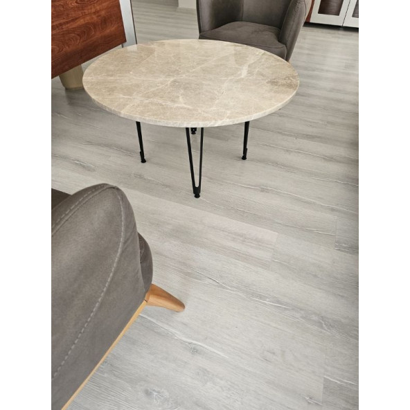 Tekli Dekoratif Metal Firkete Sehpa Ayağı (44 cm Yükseklik) - 2