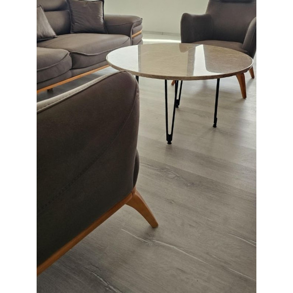 4lü Dekoratif Metal Firkete Sehpa Ayağı (44 cm Yükseklik) - Resim 4