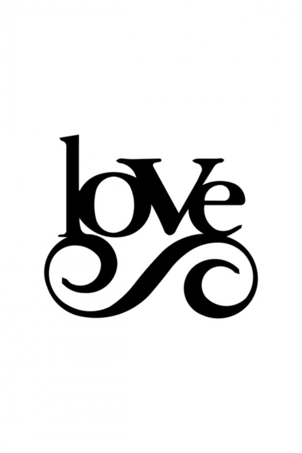 Love Metal Duvar Dekoru / Metal Sanatı - 2