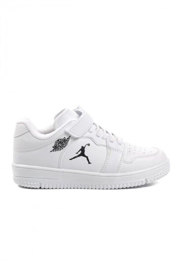 Cool Beyaz Cırtlı Çocuk Sneaker