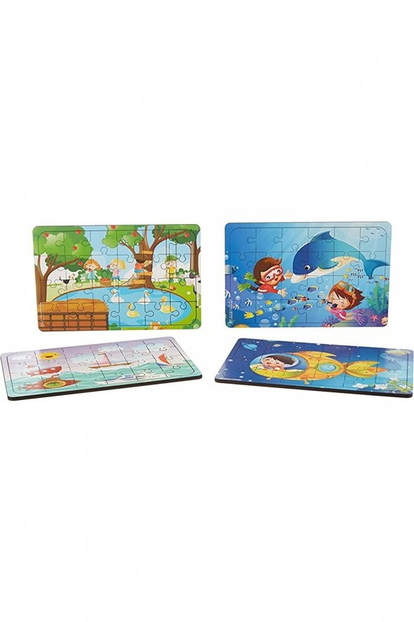 4lü 24 Parça Puzzle Set-4
