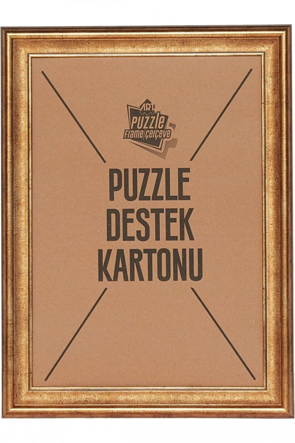 500 Lük Altın 48 x 34 cm (43 mm) Puzzle Çerçevesi - 1