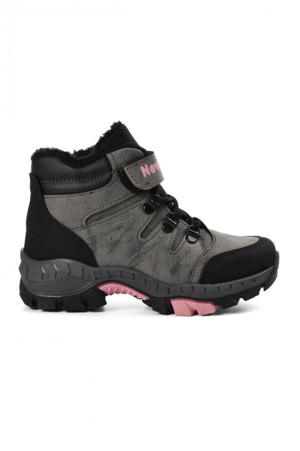 New Hunter FümeToz Pembe İçi Kürklü Çocuk Outdoor Bot