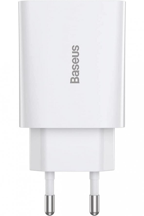 Speed Mini, USB-C 20 W Hızlı Şarj Cihazı, PD, Beyaz, CCFS-SN02
