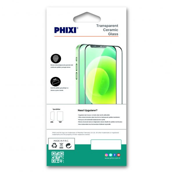 Phixi 9H Ceramic İphone 14 Ekran Koruyucu - 2