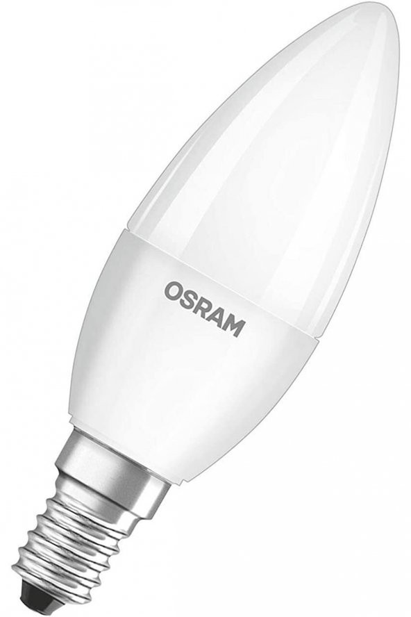 4052899971066 Led Clb 40 Mum 5 W 470 lümen 6500 Kelvin Beyaz Işık E14 Duy Ampul, Beyaz - 1