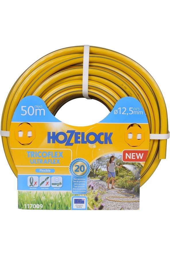Hozelock 117009 50 m Tricoflex Ultraflex hortum (12,5 mm çap)