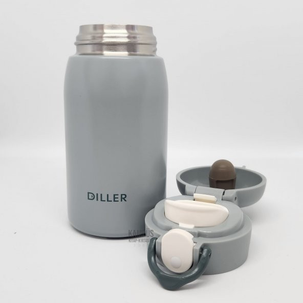 Diller 8904 300ml Gri Yeni Seri Termos - 3