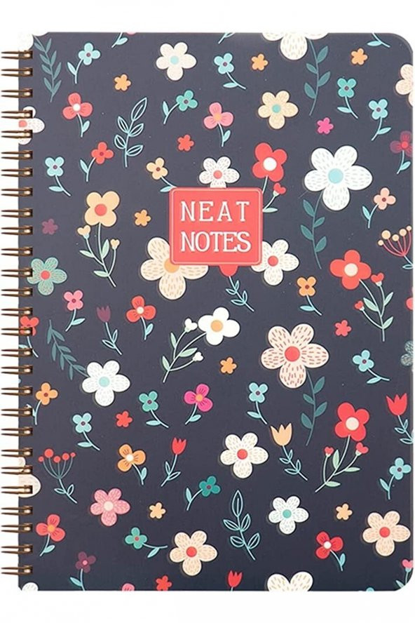 Keskin Color 17x24 100 Yaprak Kareli Defter Neat Notes Spring Time - Sophie, Karışık - 1