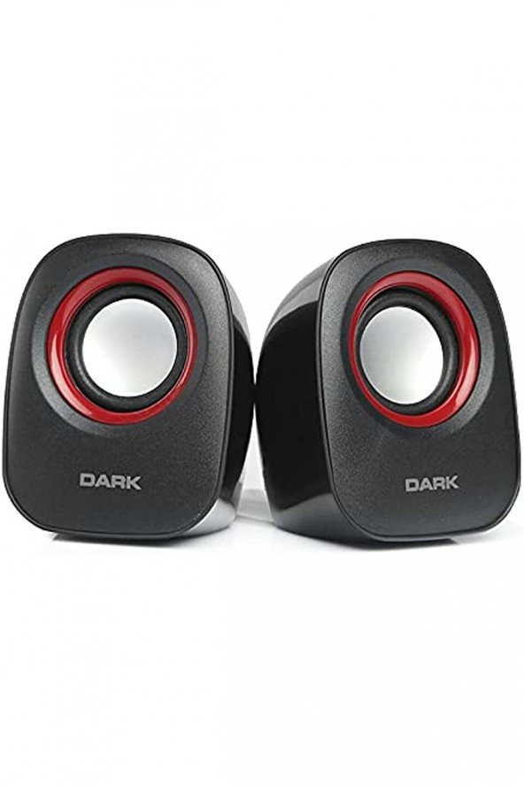 Dark SP100 1+1 Multimedia USB Siyah Speaker Hoparlör