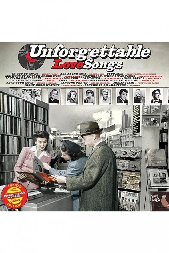UNFORGETTABLE LOVE SONGS LP, 33LÜK PLAK - 1