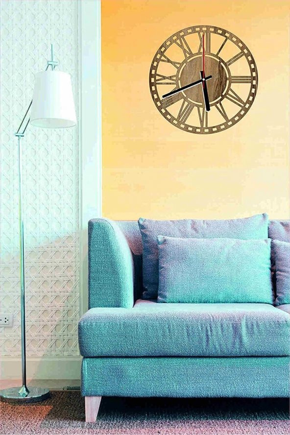 2Holgun Kırtasiye 2holgun özel kesim özel renkler duvar saati 40*40 ölçüler 6mm - 2541