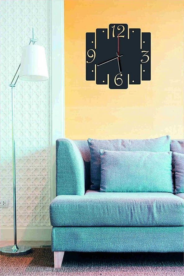 2Holgun Kırtasiye 2holgun özel kesim özel renkler duvar saati 40*40 ölçüler 3mm - 2380