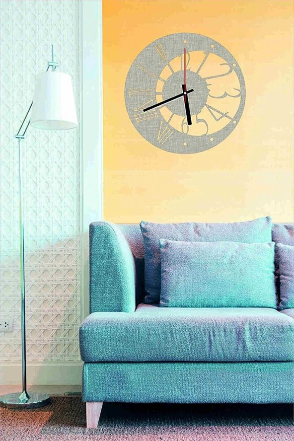 2Holgun Kırtasiye 2holgun özel kesim özel renkler duvar saati 30*30 ölçüler 6mm - 2684